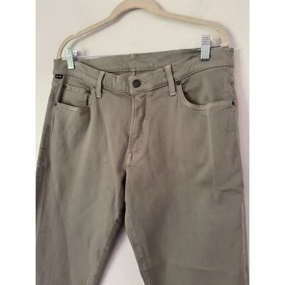 NWOT Citizens Of Humanity Adler Slim Straight Pants Agave Green Size 32x31